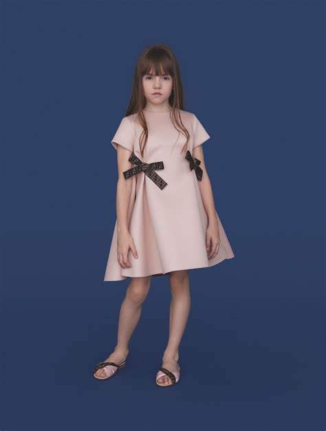 fendi kid dress|fendi outfits for girls.